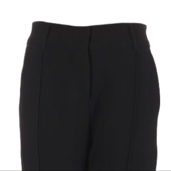 Allen Schwartz Hayden Black Crepe Crop Flare Dress Pants Size 6 - Picture 5 of 11